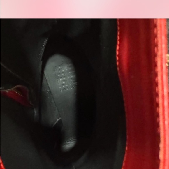 Givenchy Red Heeled Boots - Picture 2 of 8